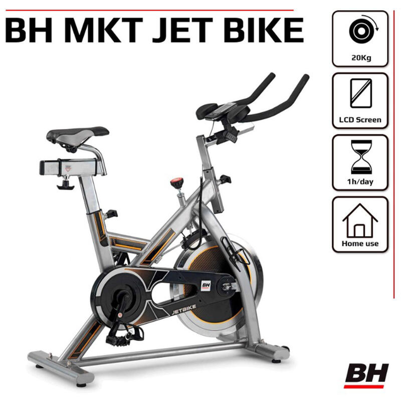 Bicicleta de Ciclismo Indoor BH Fitness Mkt Jet H9158RFH