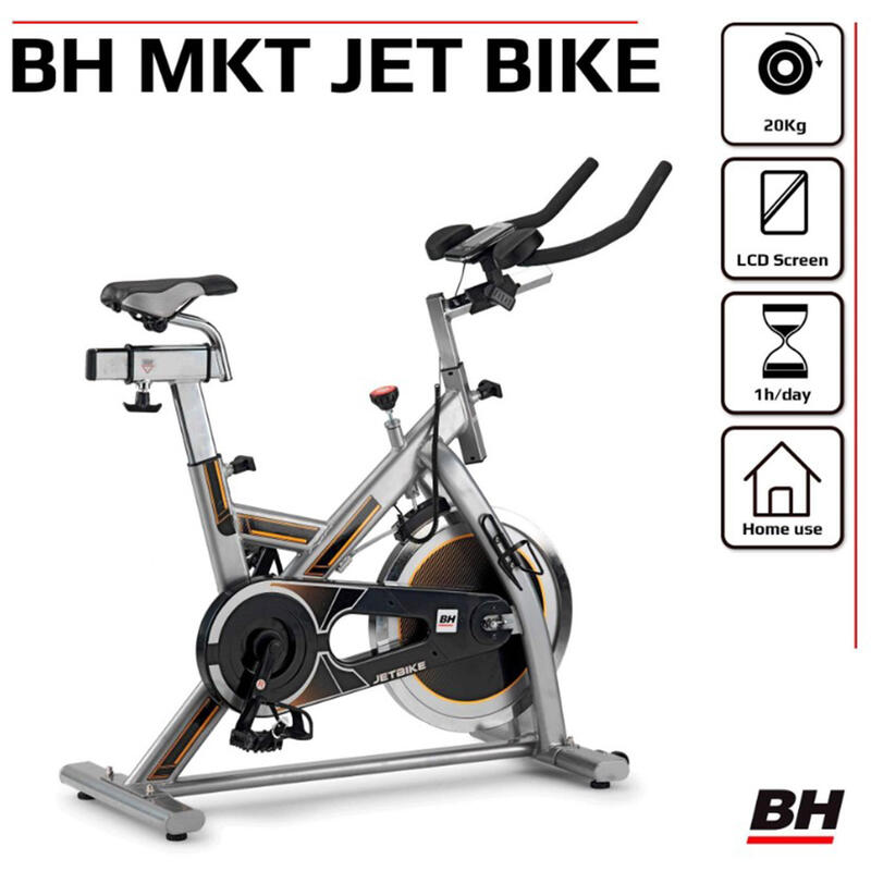 Indoorbike MKT JET BIKE H9158RFH indoorbike + smartphone/tablet houder