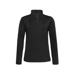 W Fabriz 1/4 Zip Top - Trui - 290 true black - dames - Pisteskiën