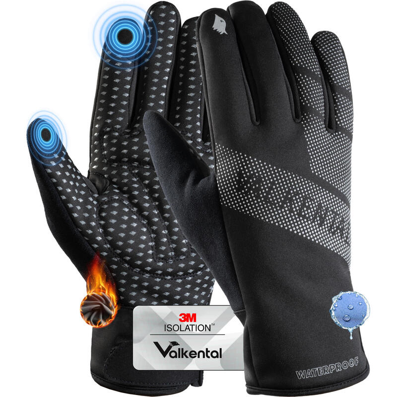 GloRider Ultra-Wasserdichter Winterhandschuh mit touchscreenfähiger 3M  Isolation VALKENTAL - DECATHLON