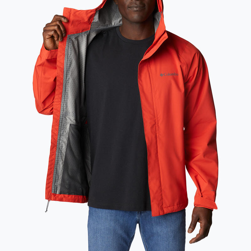 Columbia Earth Explorer Chaqueta de lluvia para hombres