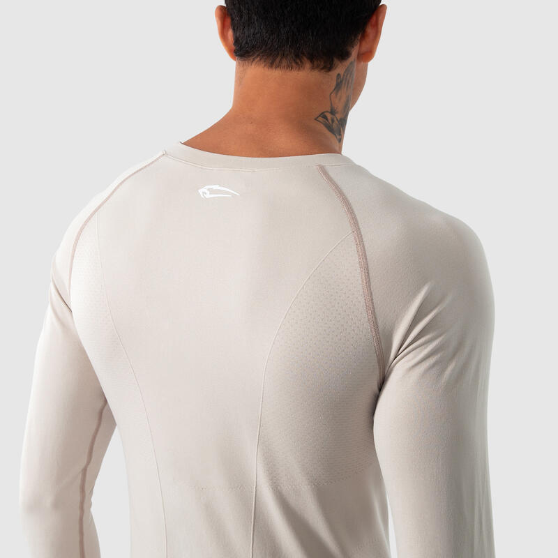 Herren Longsleeve Tobi Beige für Sport & Freizeit