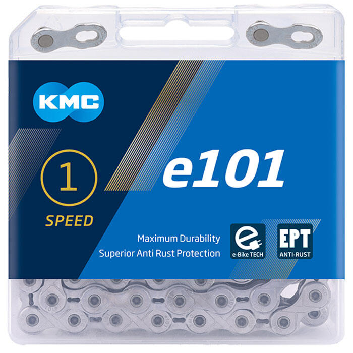 KMC E101 EPT Fietsketting 112 Schakels - Zilver