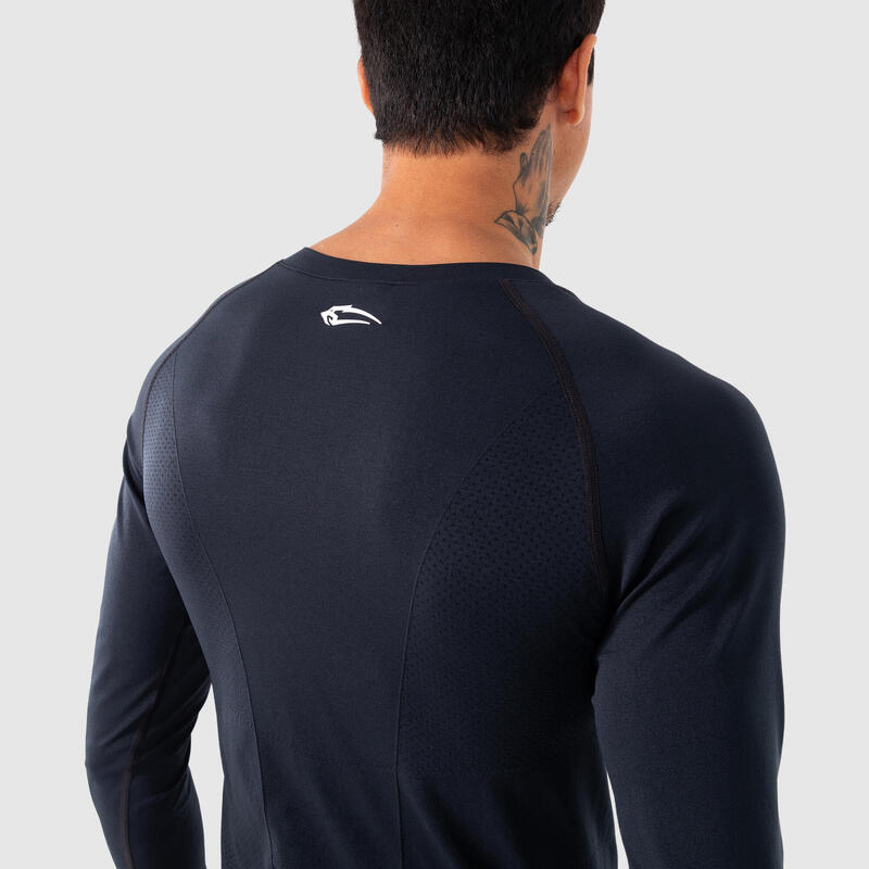 Herren Longsleeve Tobi Dunkelblau für Sport & Freizeit