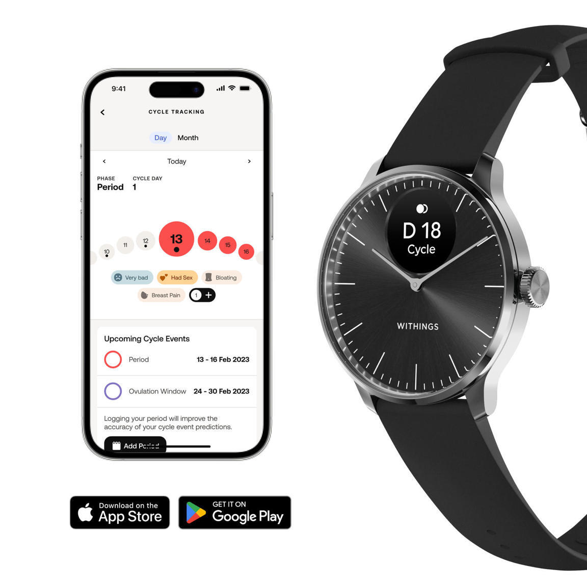 WITHINGS ScanWatch Light - Smartwatch per la salute cardiovascolare, 37mm Nero 5/7