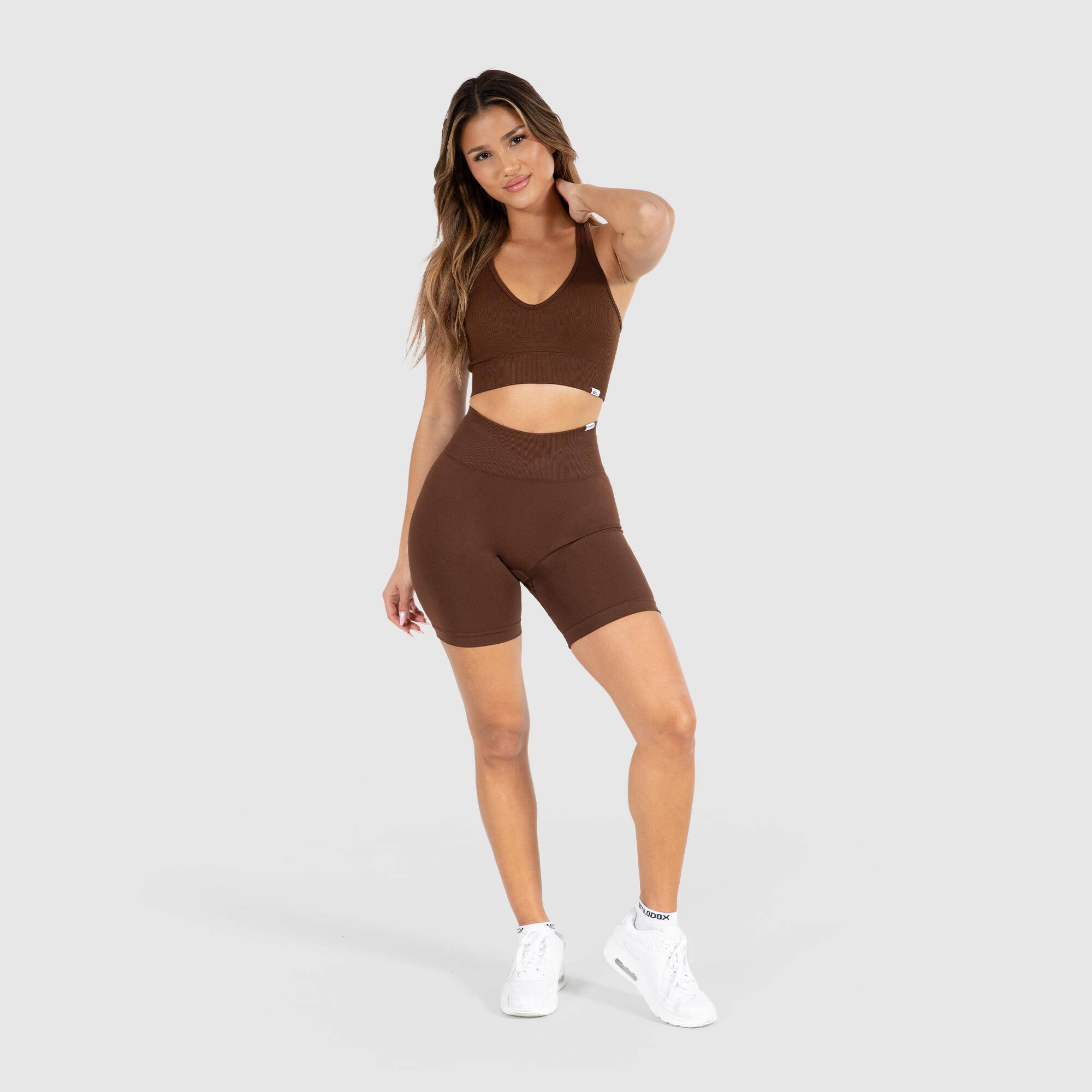 Damen Shorts Amaze Pro Braun 3/6