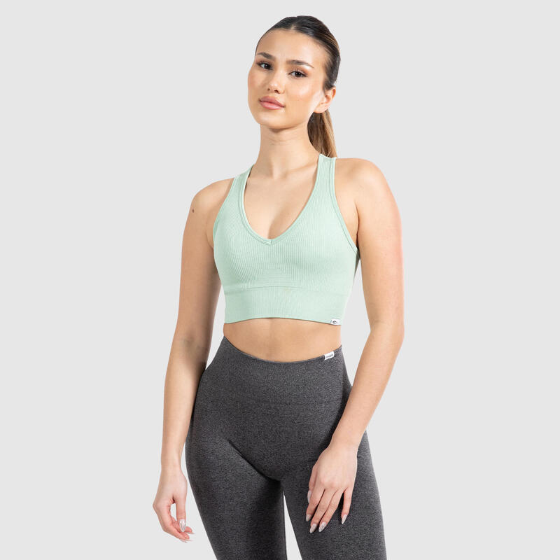 Damen Sport BH Amaze Pro Grün Melange für Sport & Freizeit