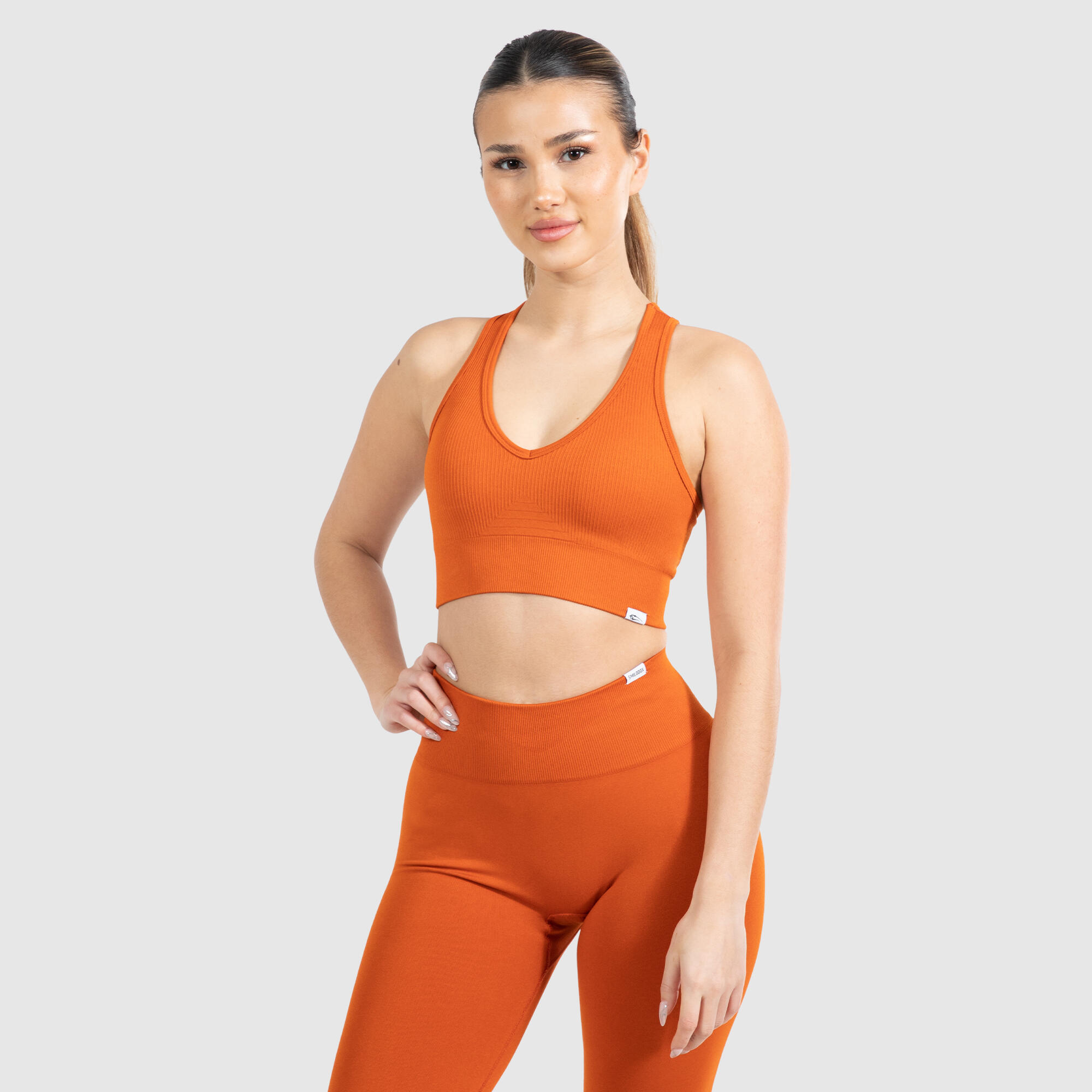 SMILODOX Damen Sport BH Amaze Pro Orange