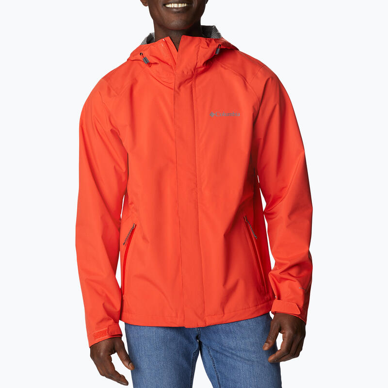 Columbia Earth Explorer Chaqueta de lluvia para hombres