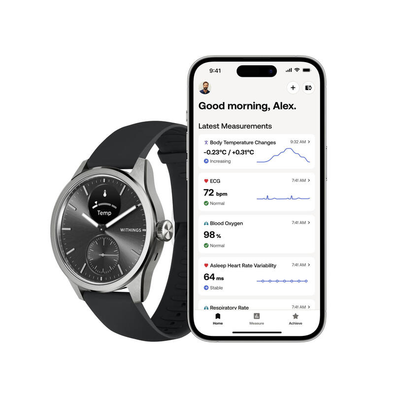 Withings Montre Connectee Ecg Spo2 Montre Connectee Ecg Spo2