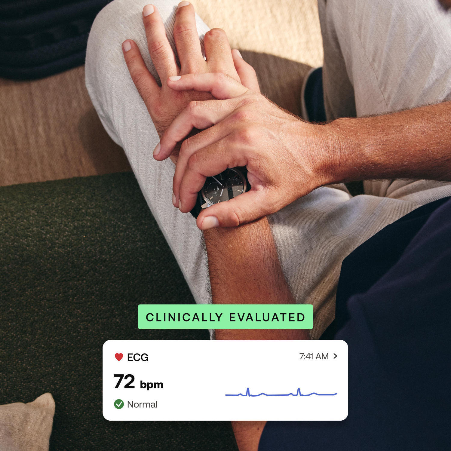WITHINGS ScanWatch 2 - Montre connectée santé ECG SpO2 température 42mm Noir 7/7