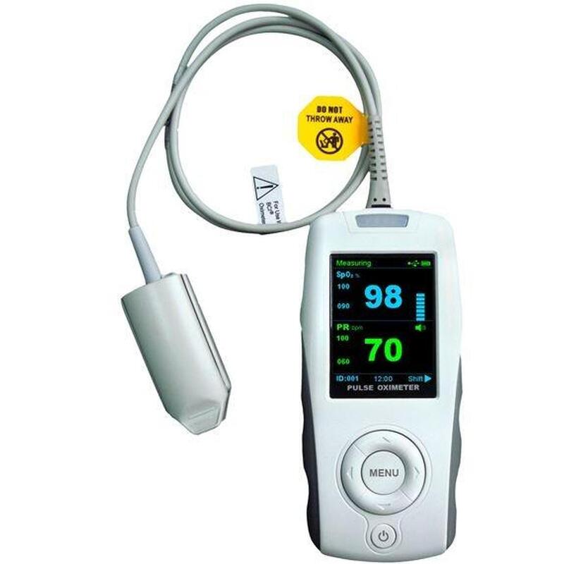 Mobiclinic draagbare pulsoximeter Plethysmografische golf Met MD300K2 sensor