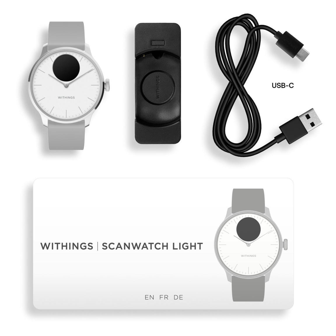 WITHINGS ScanWatch Light - Orologio connesso per salute cardiovascolare, 37mm 6/6