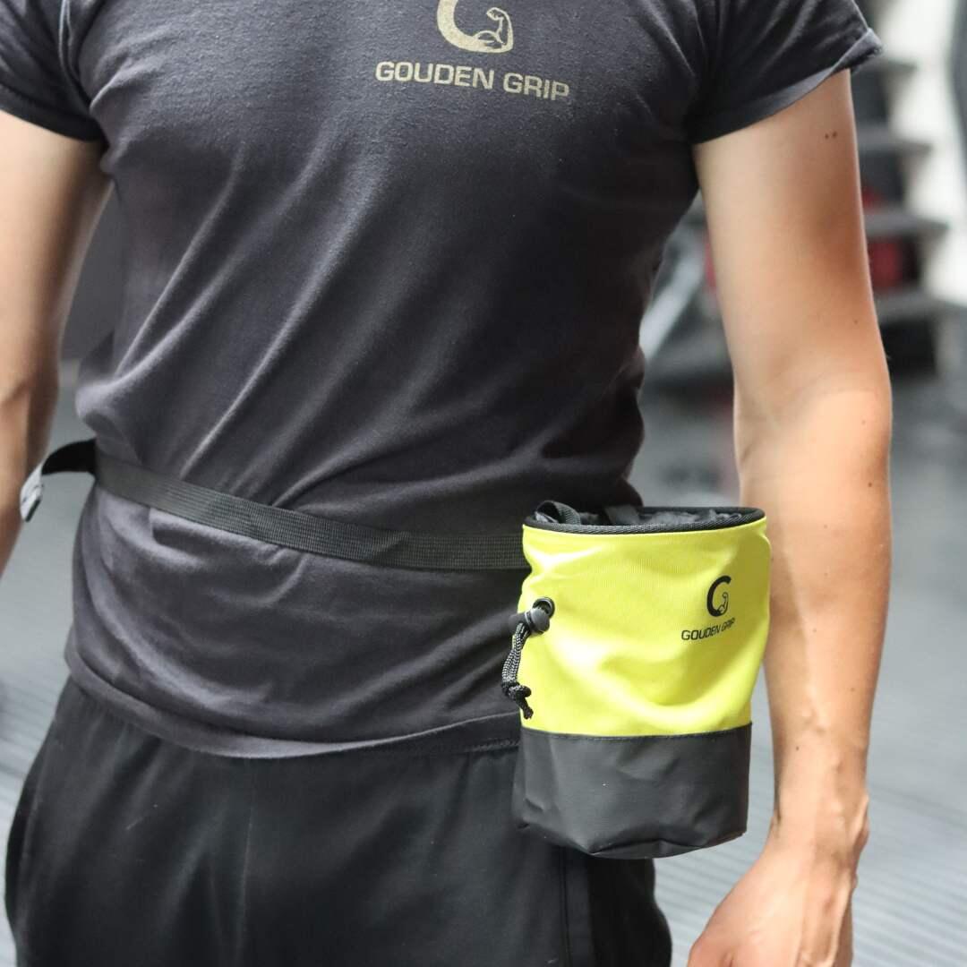 Gouden Grip Pofzak Klimmen - Magnesium Zak Boulderen 3/7