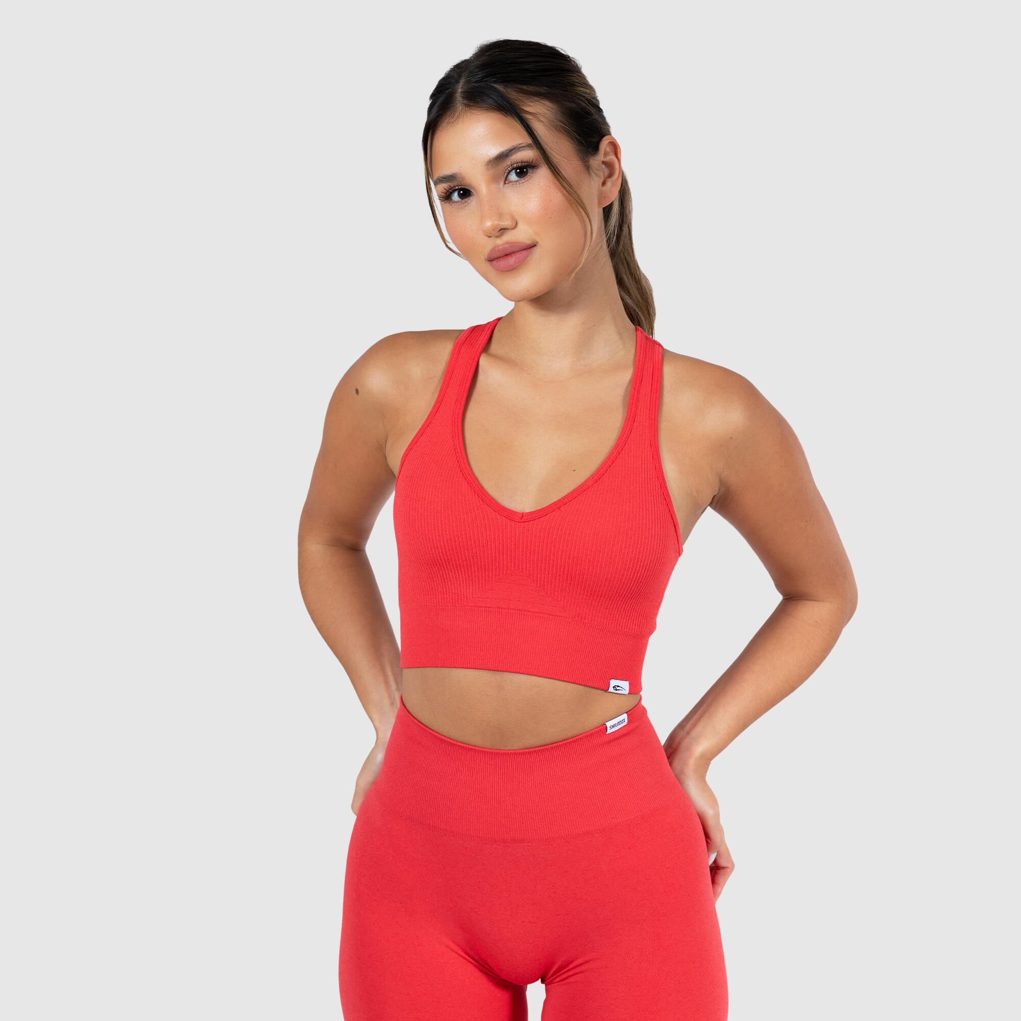 SMILODOX Damen Sport BH Amaze Pro Rot
