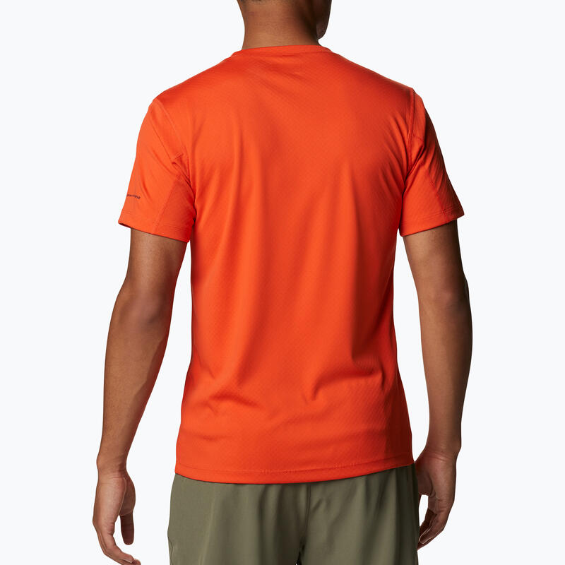 Zero Rules Short Sleeve Graphic Shirt férfi rövid ujjú sport póló - narancssárga