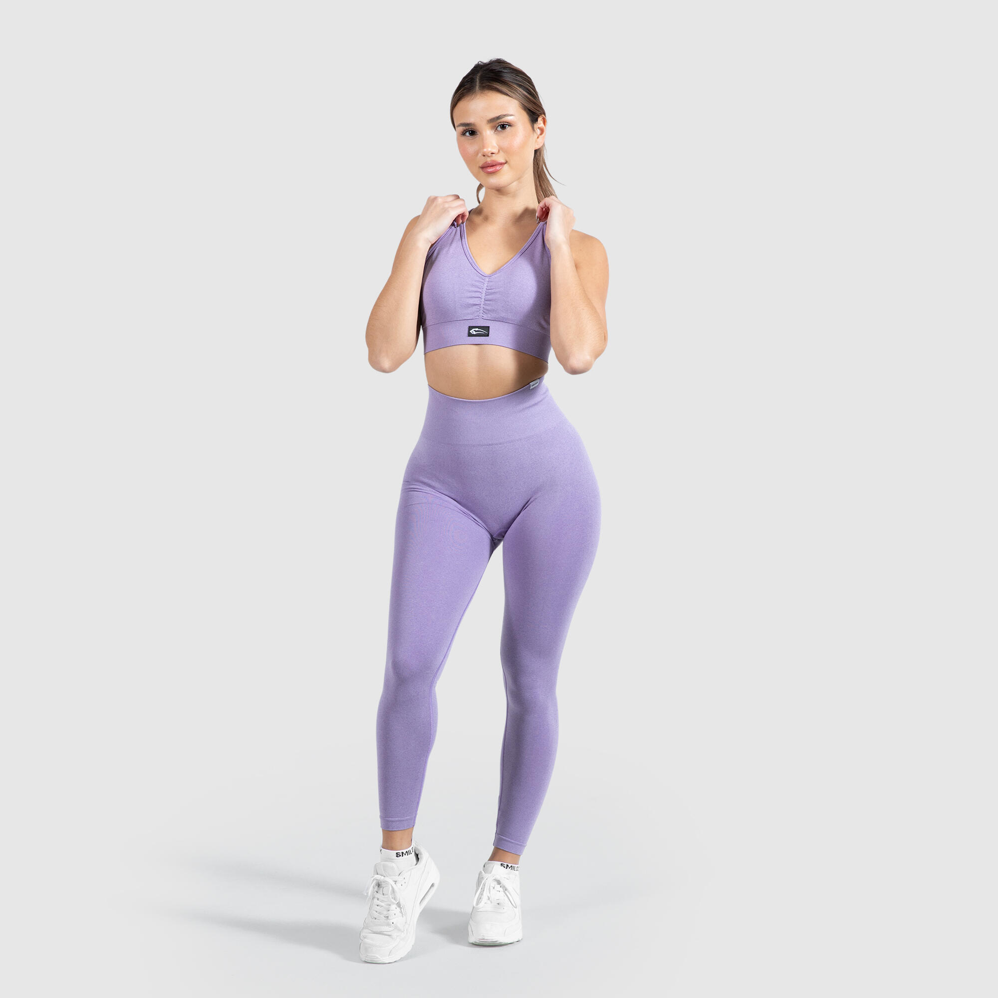 Damen Leggings Amaze Scrunch Pro Lila Melange 3/6