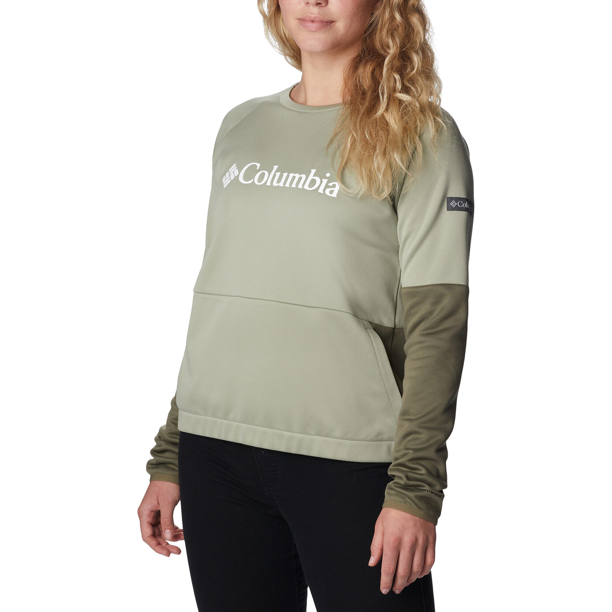 Columbia - Pull De Trekking Columbia Windgates Crew Pour Femmes - Sweat-shirt - Vert - 40 M - Decathlon