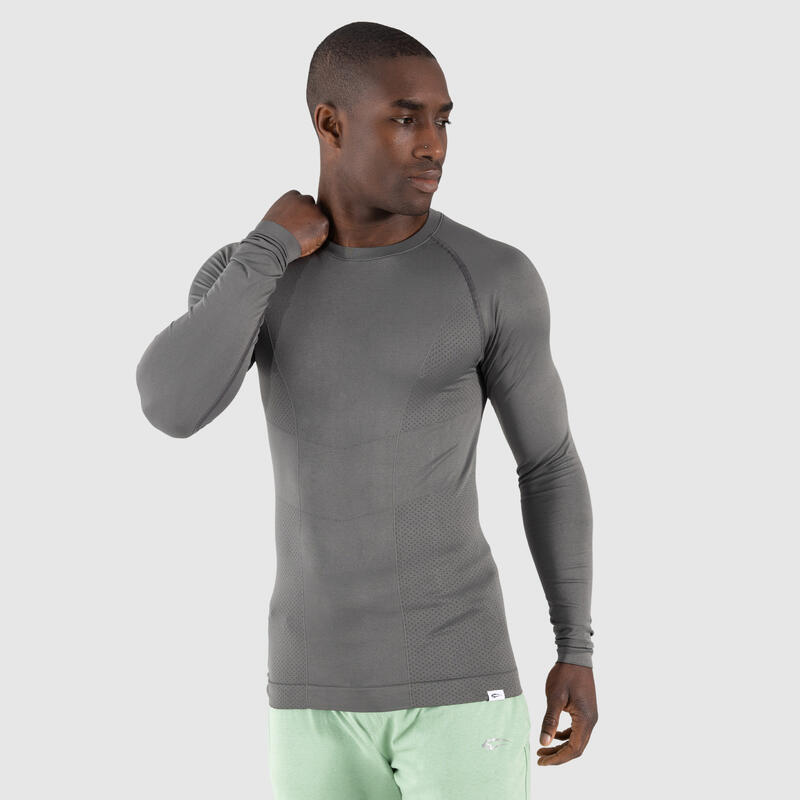 Herren Longsleeve Ethan Anthrazit für Sport & Freizeit