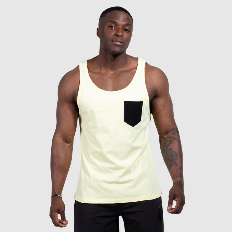 Herren Tank Top Marcelo Gelb für Sport & Freizeit