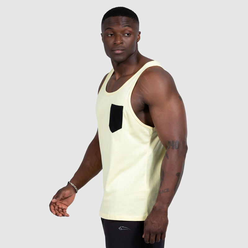 Herren Tank Top Marcelo Gelb für Sport & Freizeit