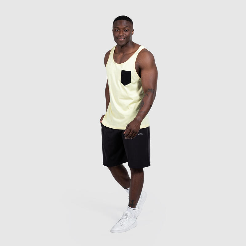 Herren Tank Top Marcelo Gelb für Sport & Freizeit