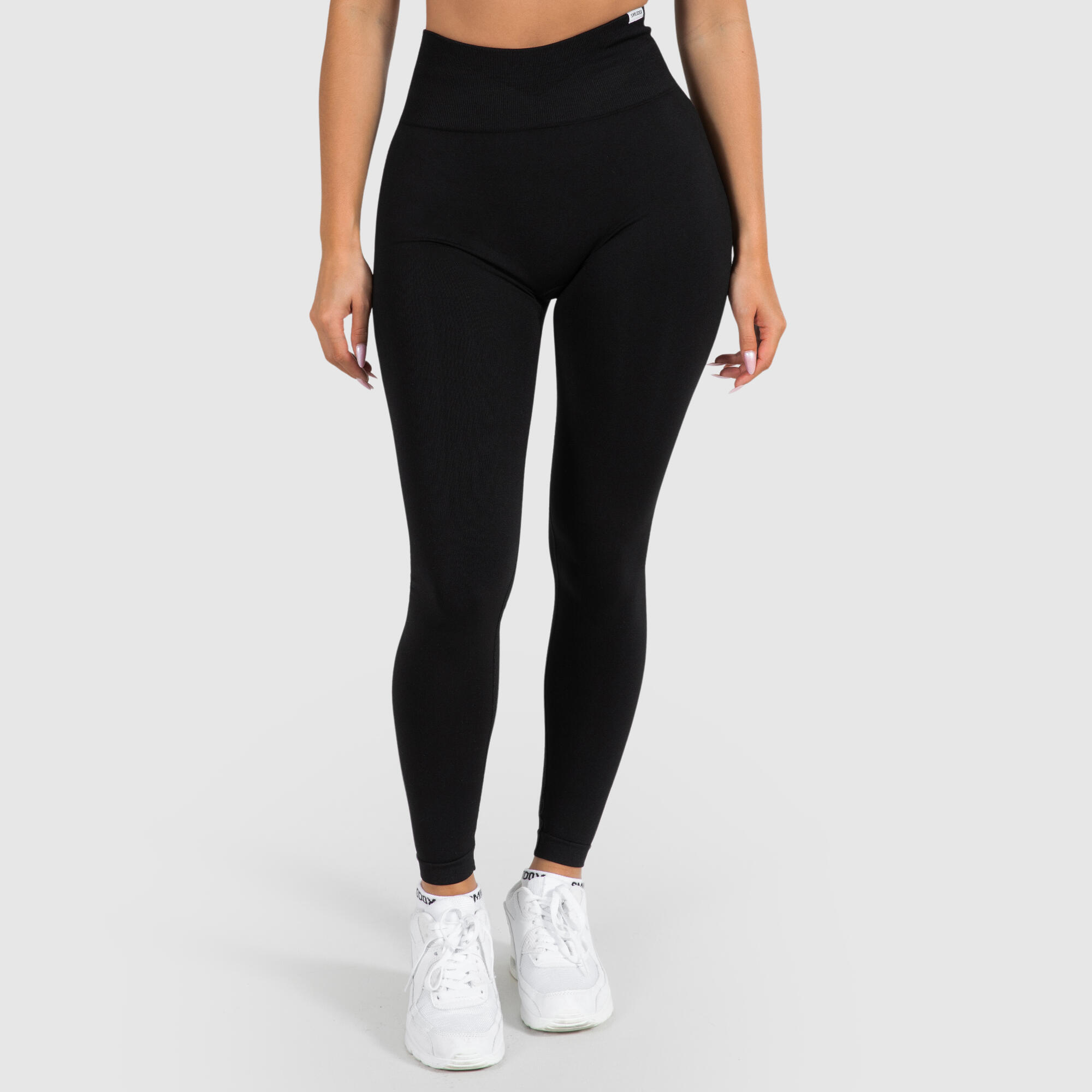 SMILODOX Damen Leggings Amaze Scrunch Pro Schwarz