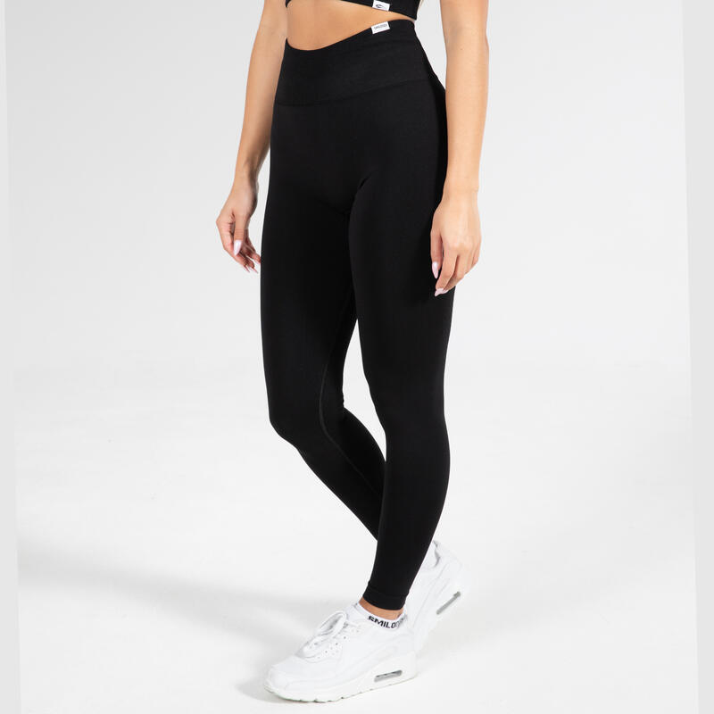 Damen High Waist Leggings Amaze Scrunch Pro Schwarz für Sport & Freizeit