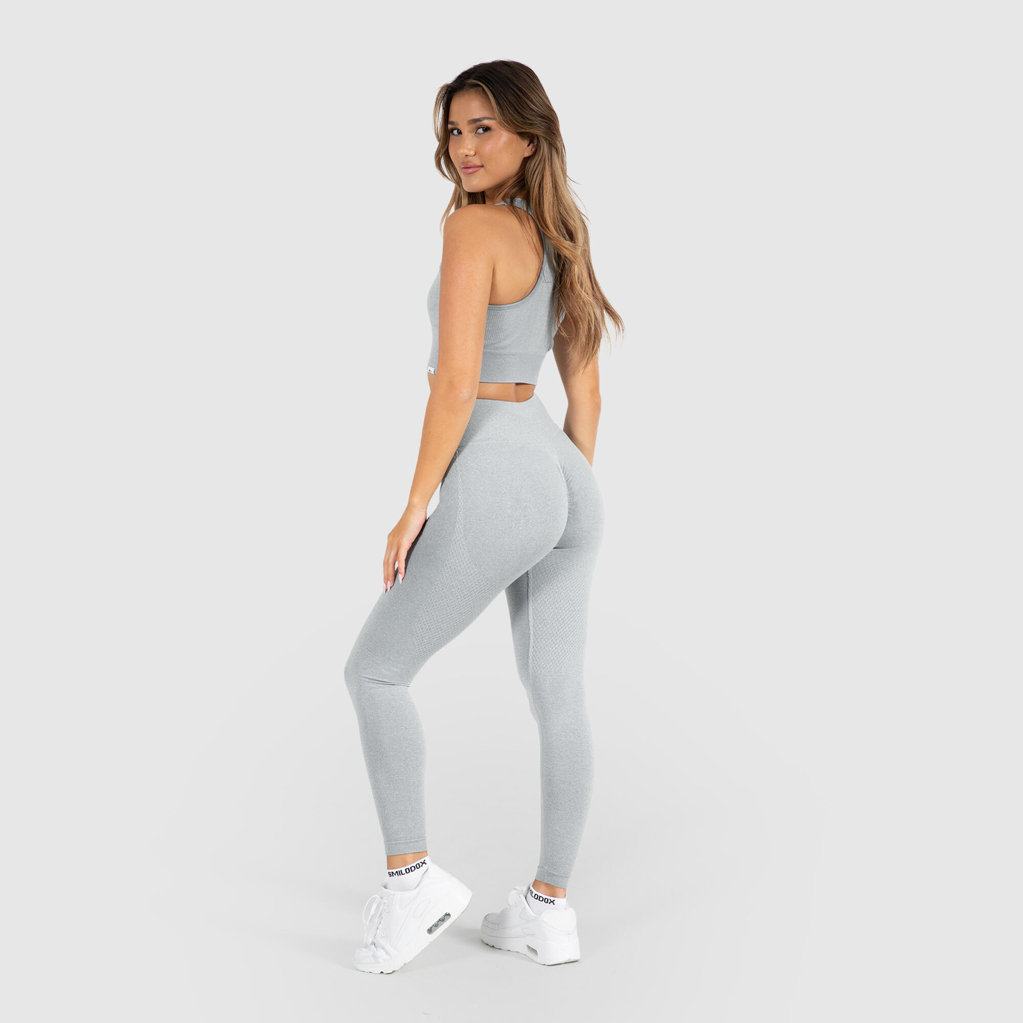 Damen Leggings Amaze Scrunch Pro Grau Melange 3/6
