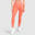 Damen High Waist Leggings Amaze Scrunch Pro Orange Melange