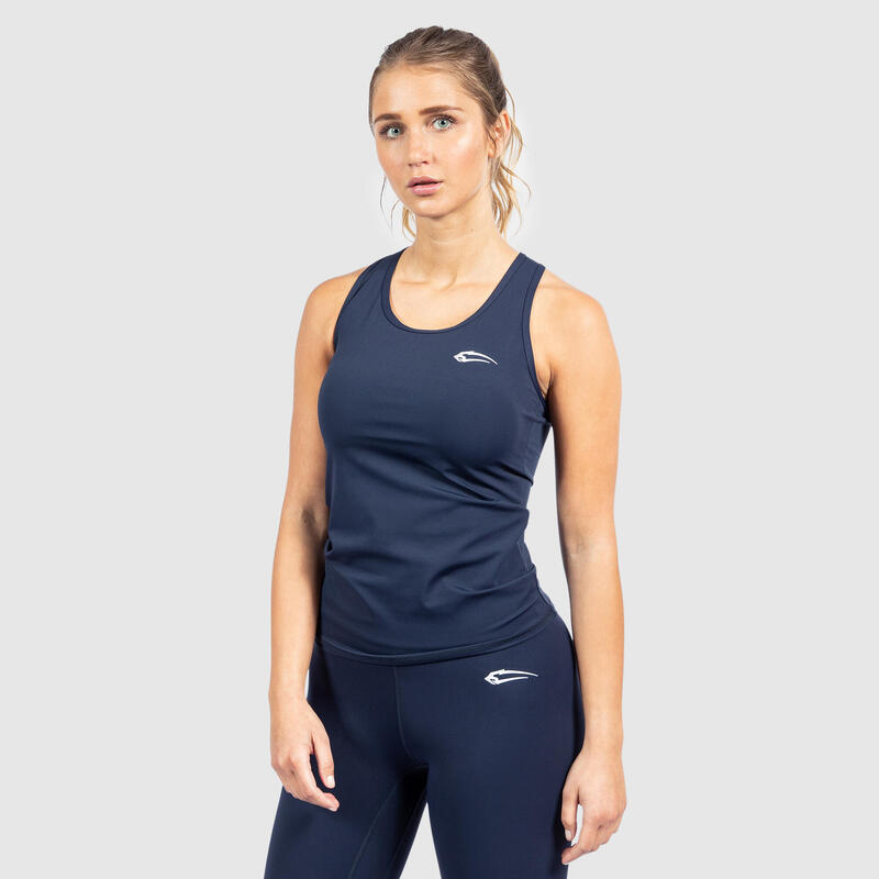 Damen Tank Top Advanced Liberty Dunkel Blau für Sport & Freizeit