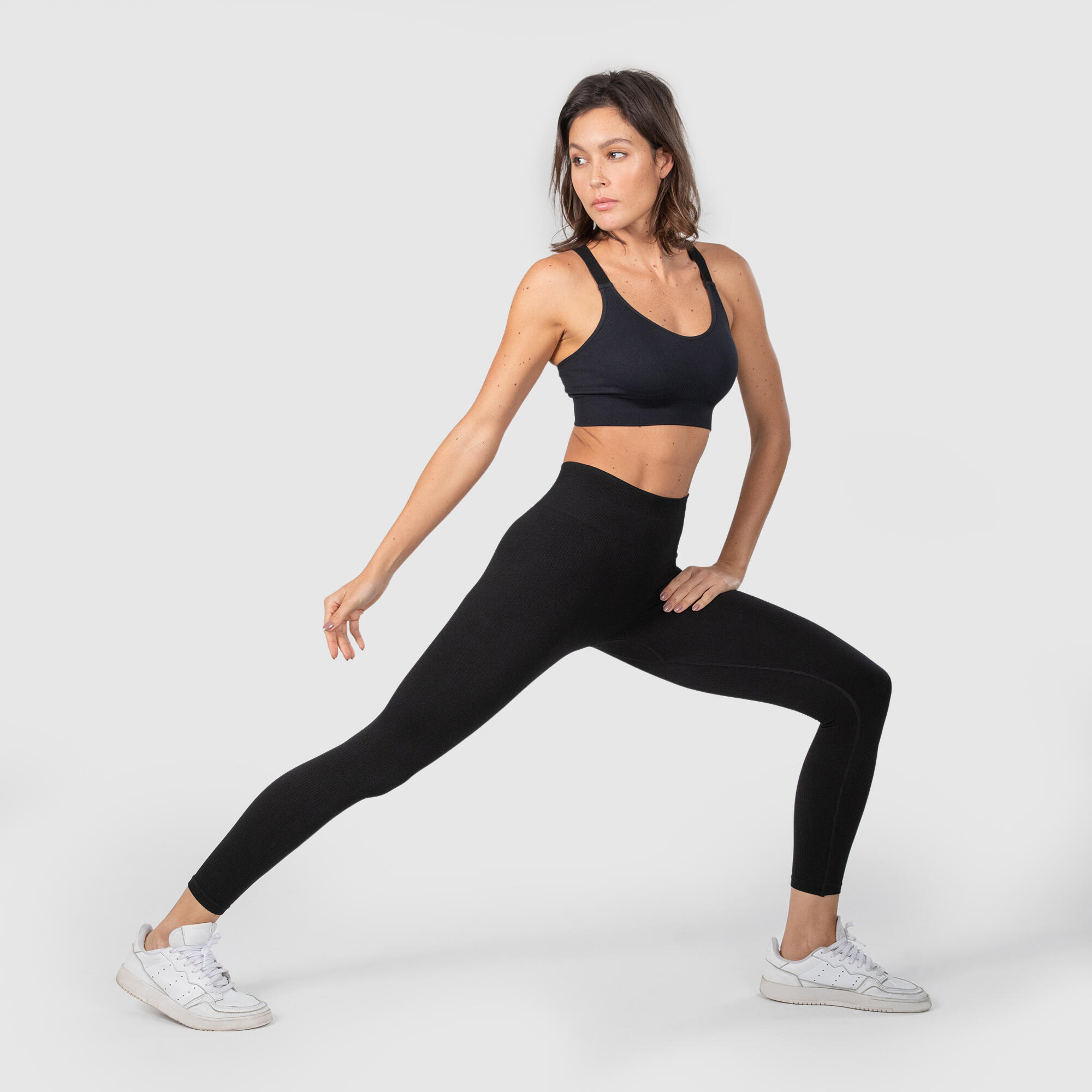 Damen High Waist Leggings Cherice Schwarz 3/5