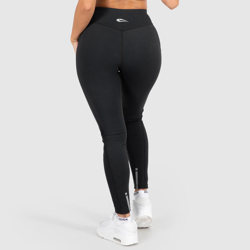 Damen Leggings Fastlane Schwarz für Sport & Freizeit