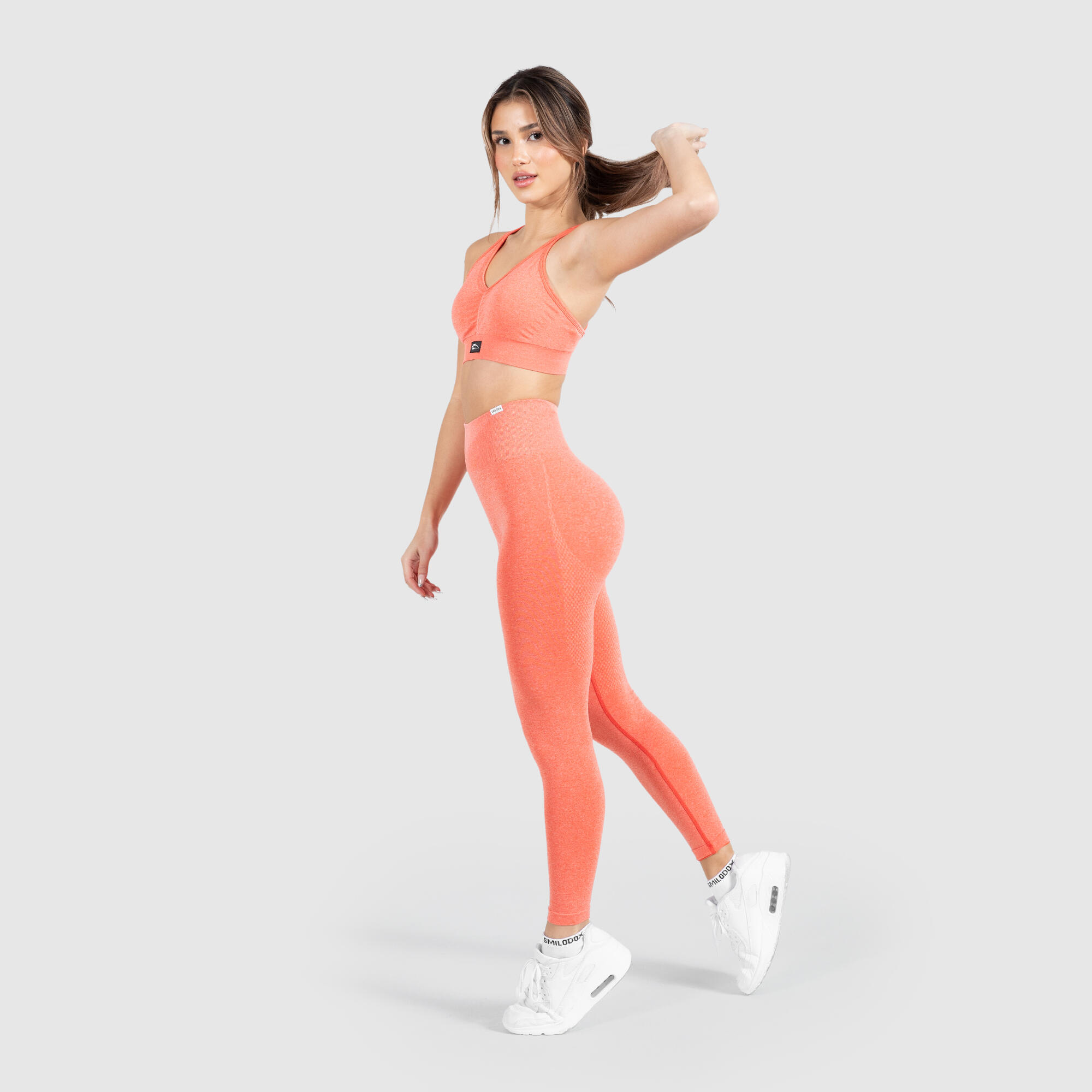 Damen Leggings Amaze Scrunch Pro Orange Melange 3/6