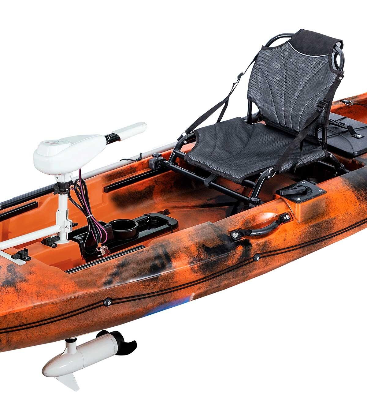 Caiaque de pesca com motor elétrico 46 lbs E-Dolphin 12 (365x84cm) 2/6