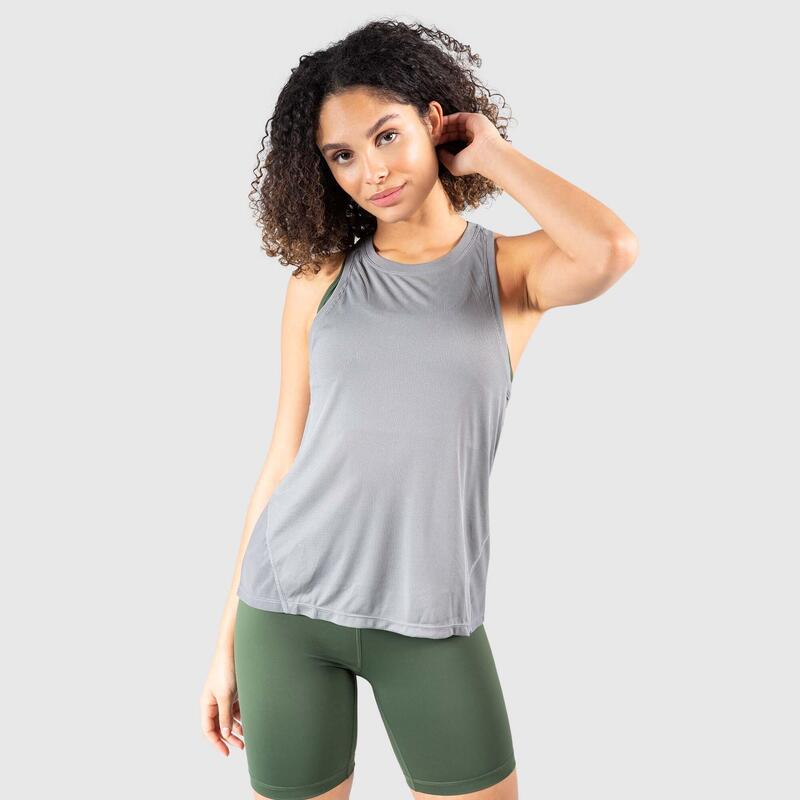 Damen Tank Top Tessie Dunkelgrau für Sport & Freizeit