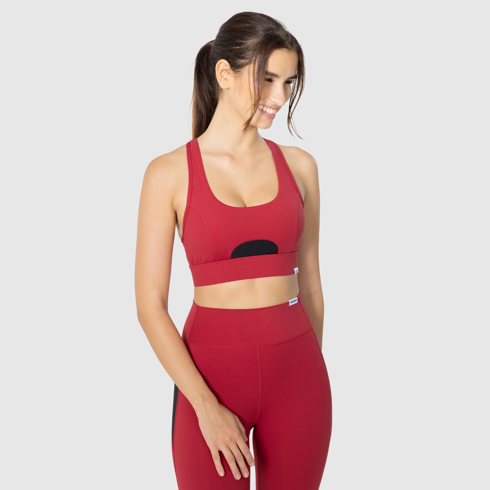 SMILODOX Damen Sport BH Advanced Joleen Rot