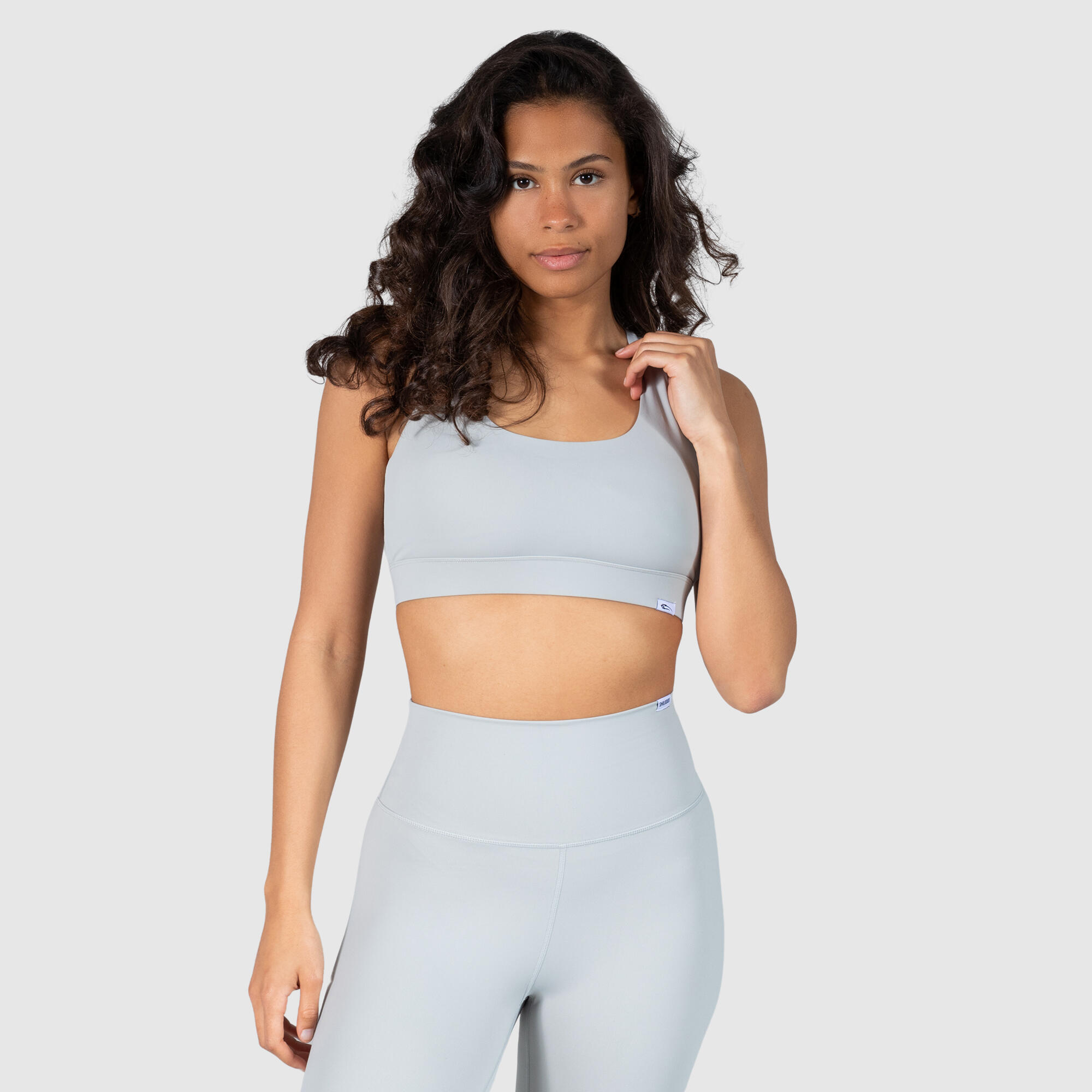SMILODOX Damen Sport BH Sienna Grau