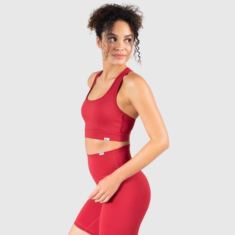 Damen Sport BH Tamara Rot für Sport & Freizeit