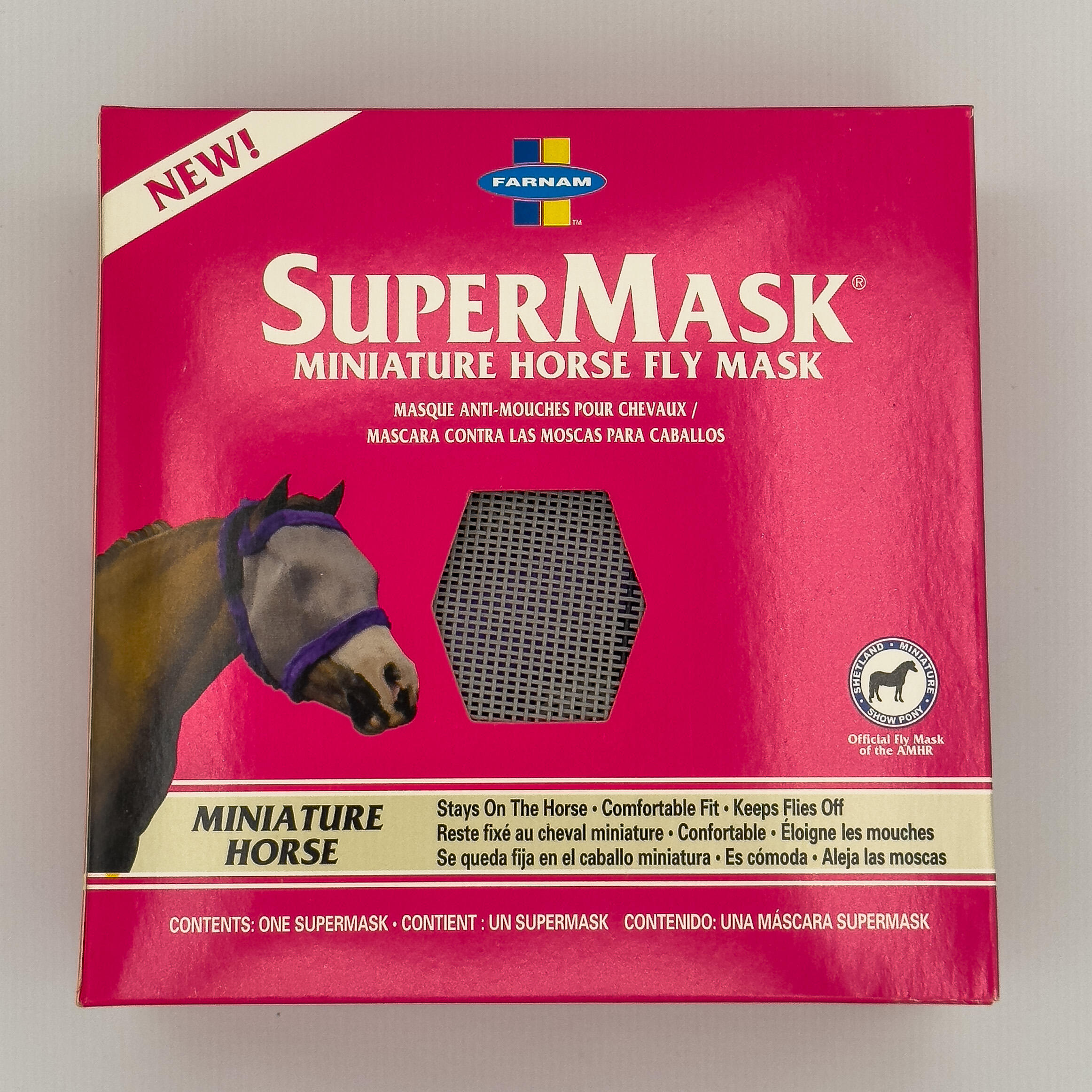 SUPERMASK® II sin orejeras Mini Antimoscas para Caballos 3/3