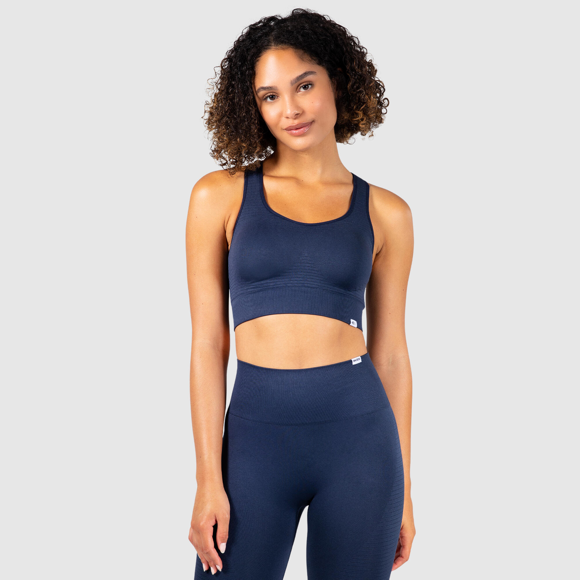 SMILODOX Damen Sport BH Cleo Dunkel Blau