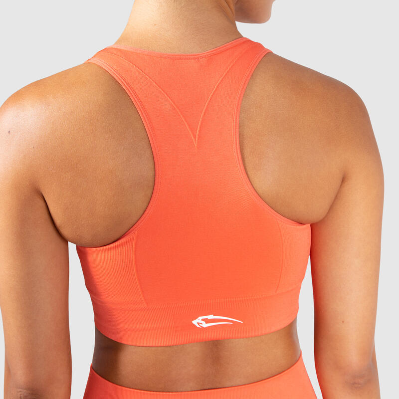 Damen Sport BH Amy Orange für Sport & Freizeit