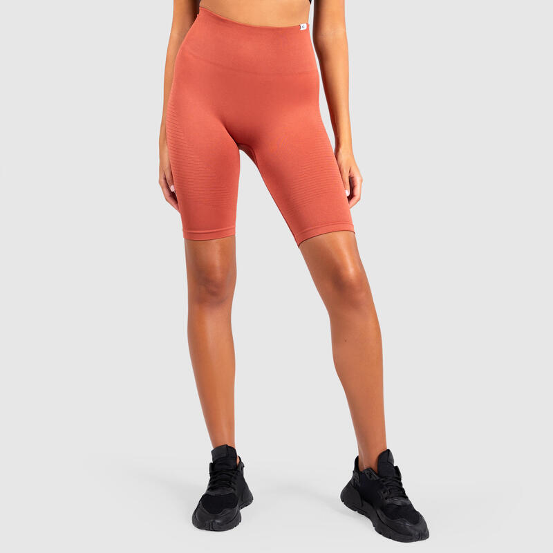 Damen Short Legging Bloom Orange für Sport & Freizeit