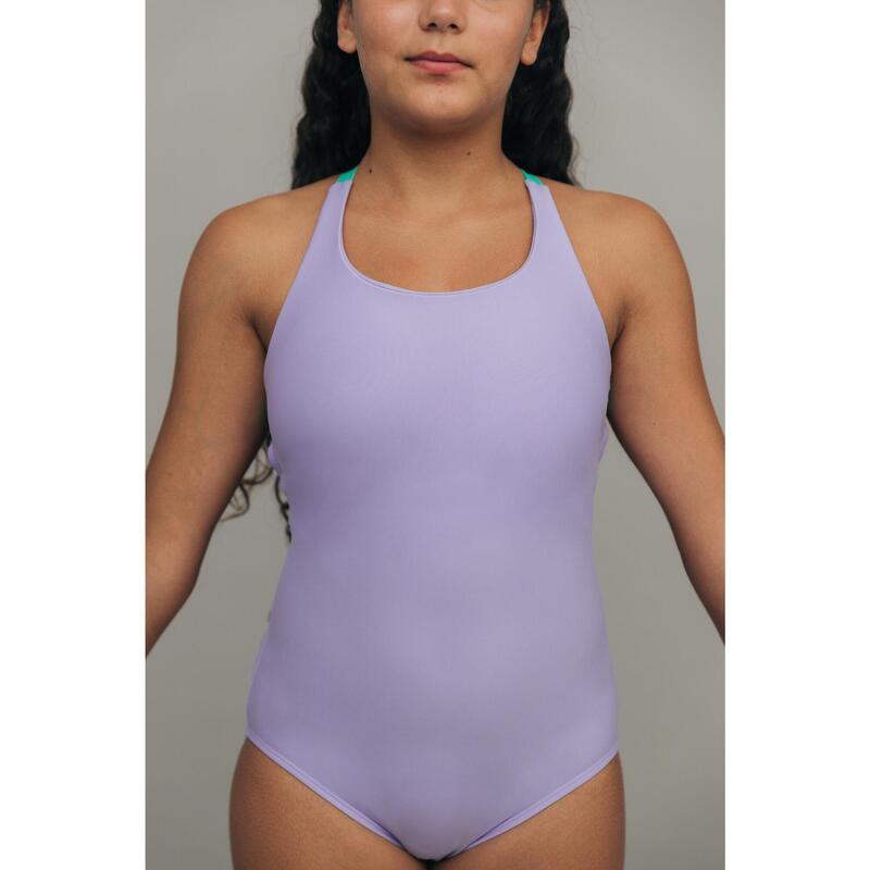 Dameshandstand Gym Maillot Lavendel