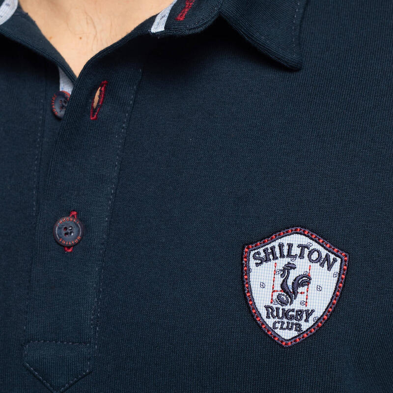 Polo rugby manches longues blason CLUB homme