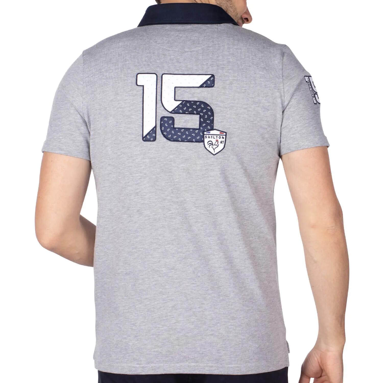 Polo rugby XV fantaisie S / Gris 2/5
