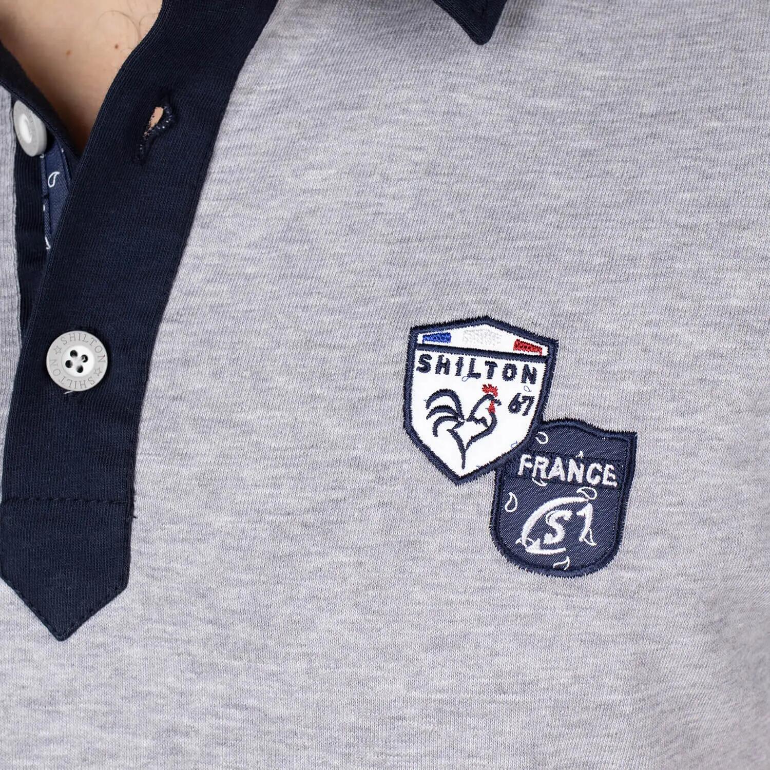 Polo rugby XV fantaisie S / Gris 5/5