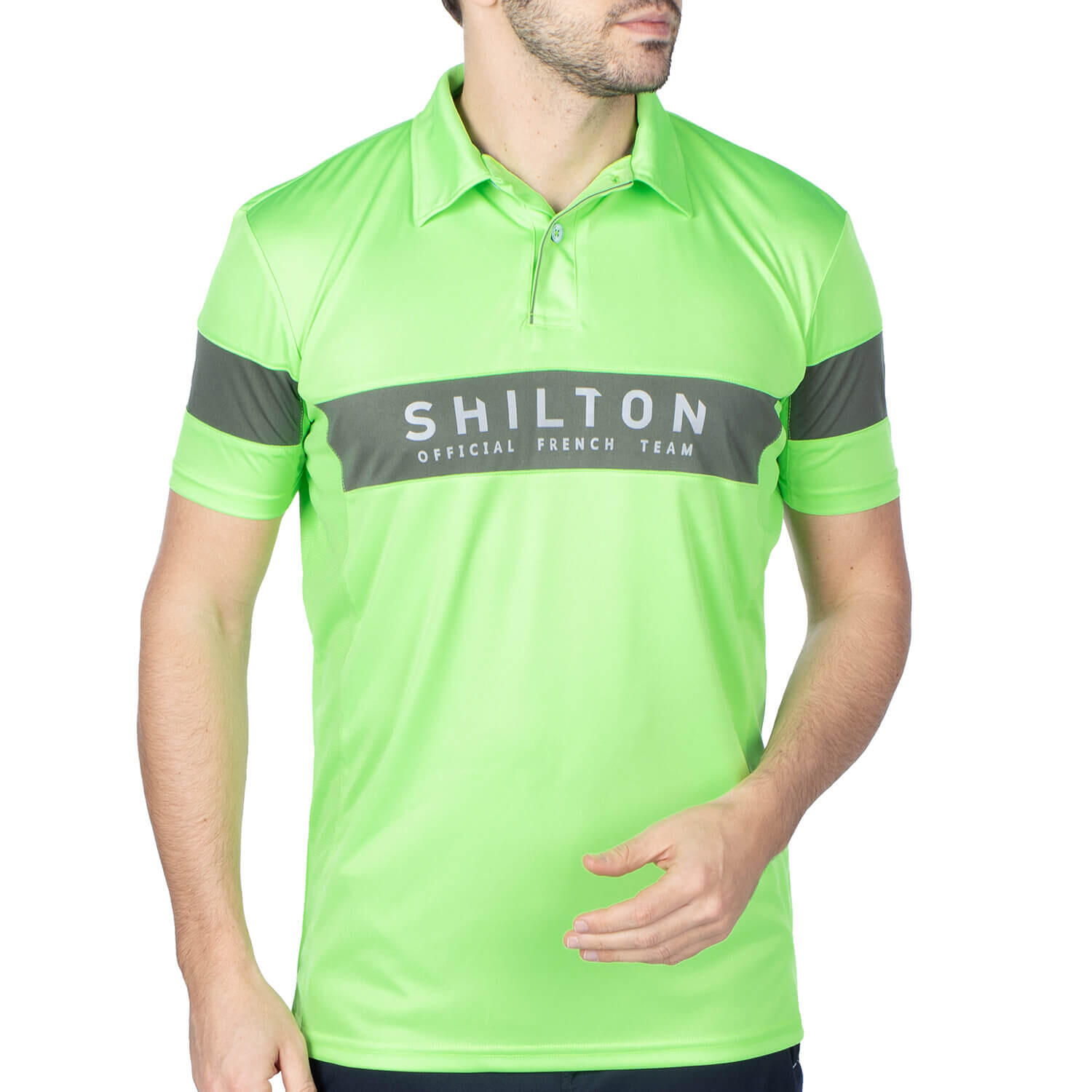 Polo sport bicolore homme 3/5