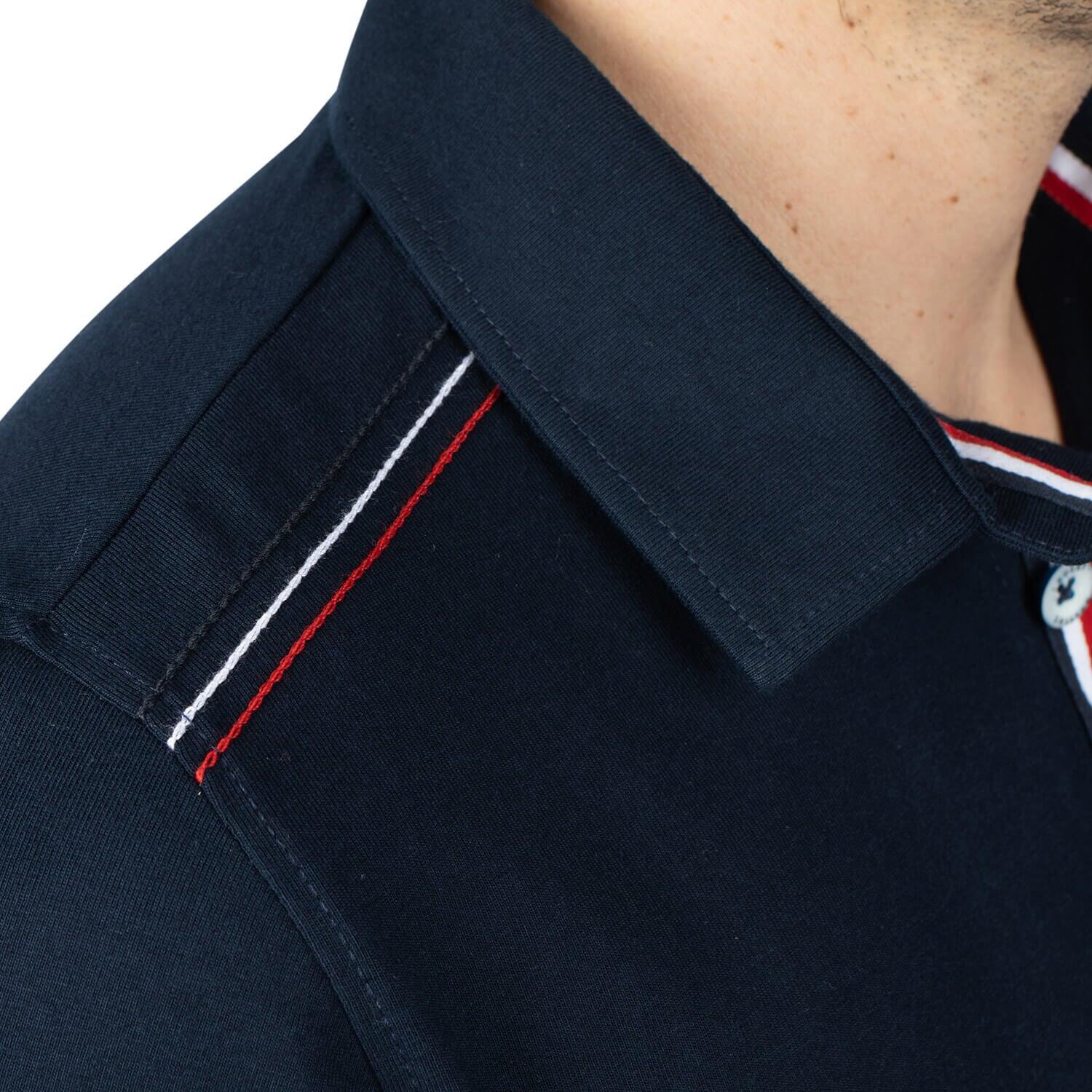 Polo basic ecusson RUGBY homme 4/4