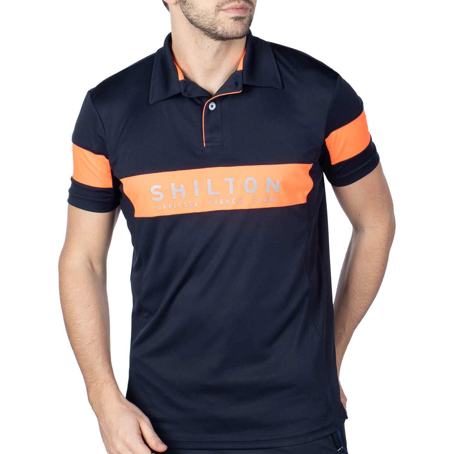 Polo sport bicolore homme 3/5